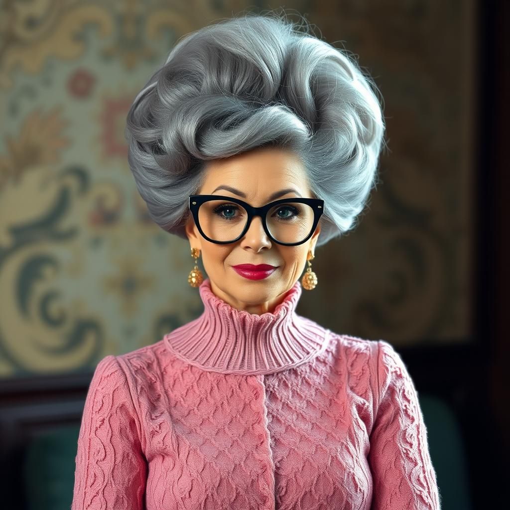 Feminine mature 1960s woman