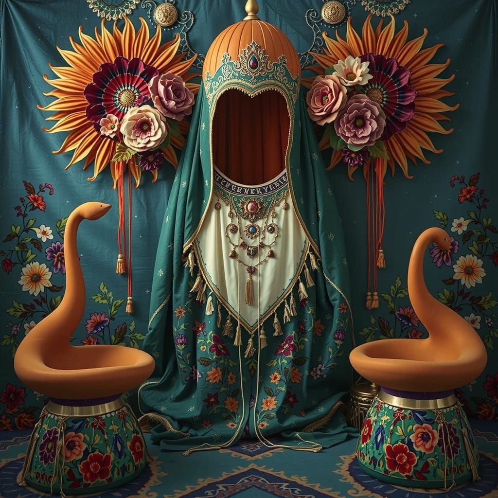 Psychedelic Garden of Cosmic Mystery and Joy