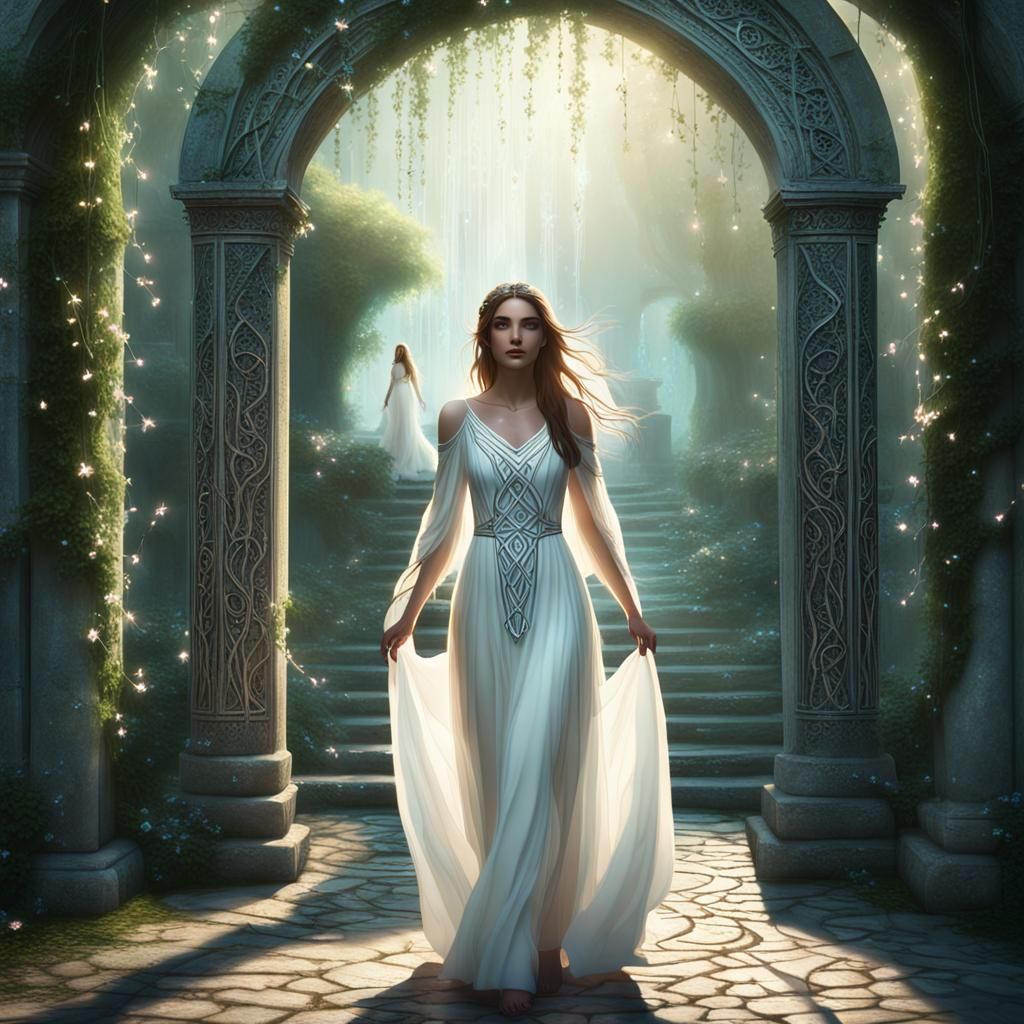 Mystical Gateway: Hyper-Realistic Fantasy Art