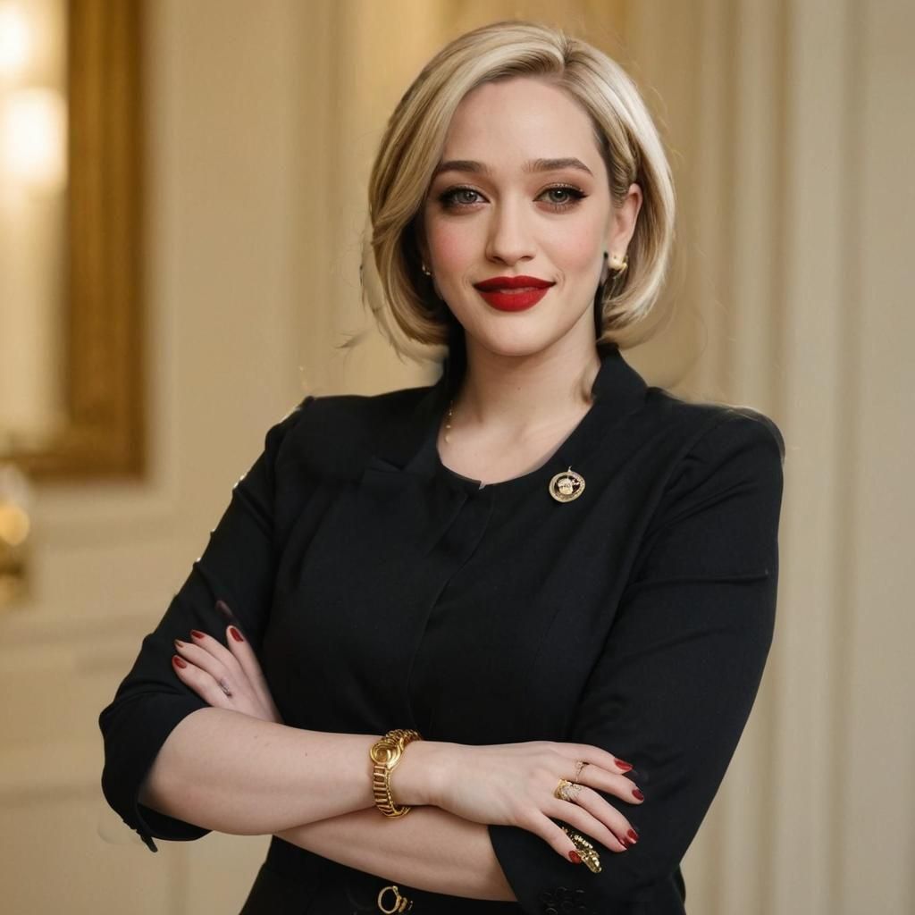 Kat Dennings as Congresswoman Portrait