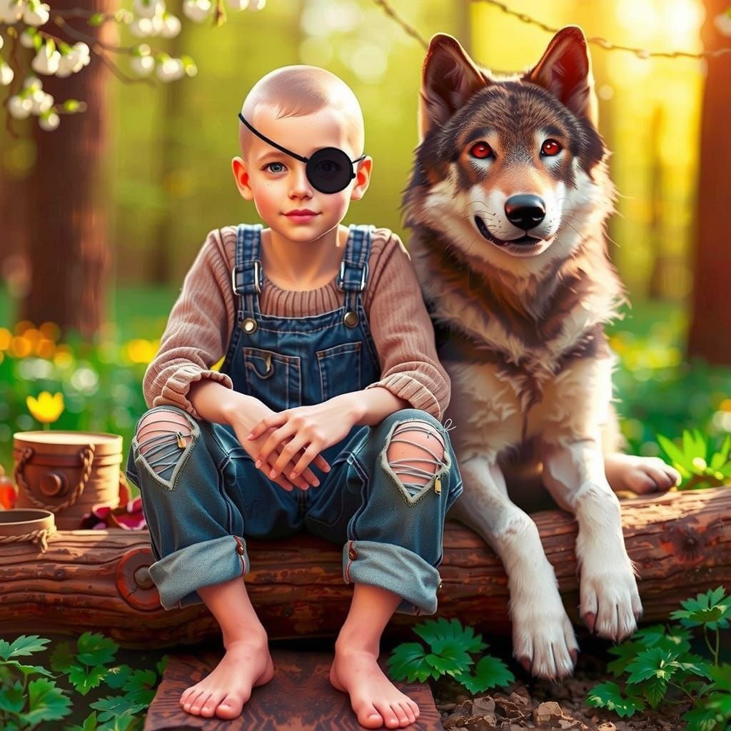 Freddy the Fox and Wolfy the Wolf Picnic