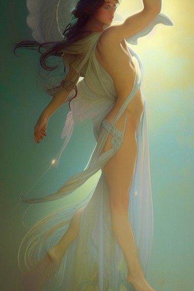 Ethereal Goddess of Magic Digital Painting