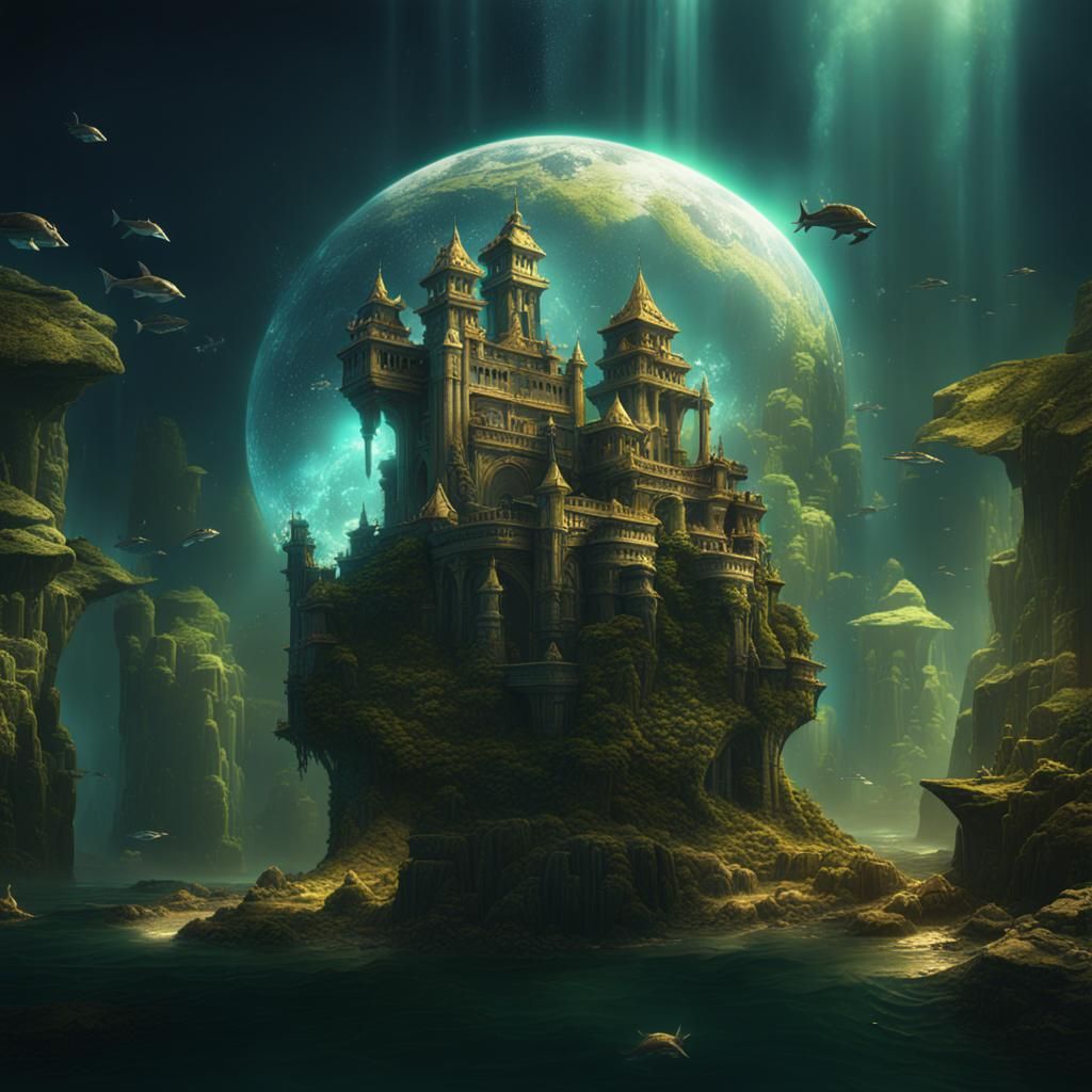 The Lost City of Atlantis: Fantasy Concept Art