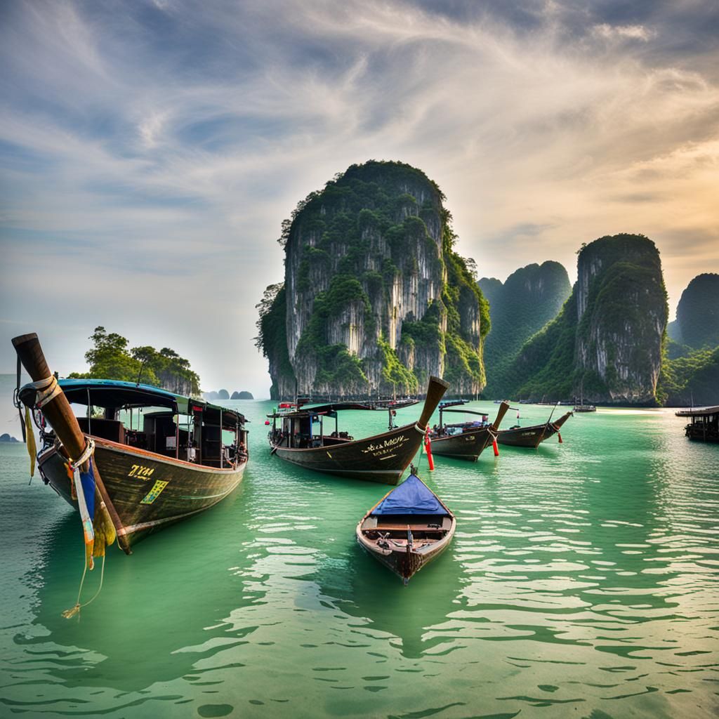 Vibrant Digital Art of Thailand