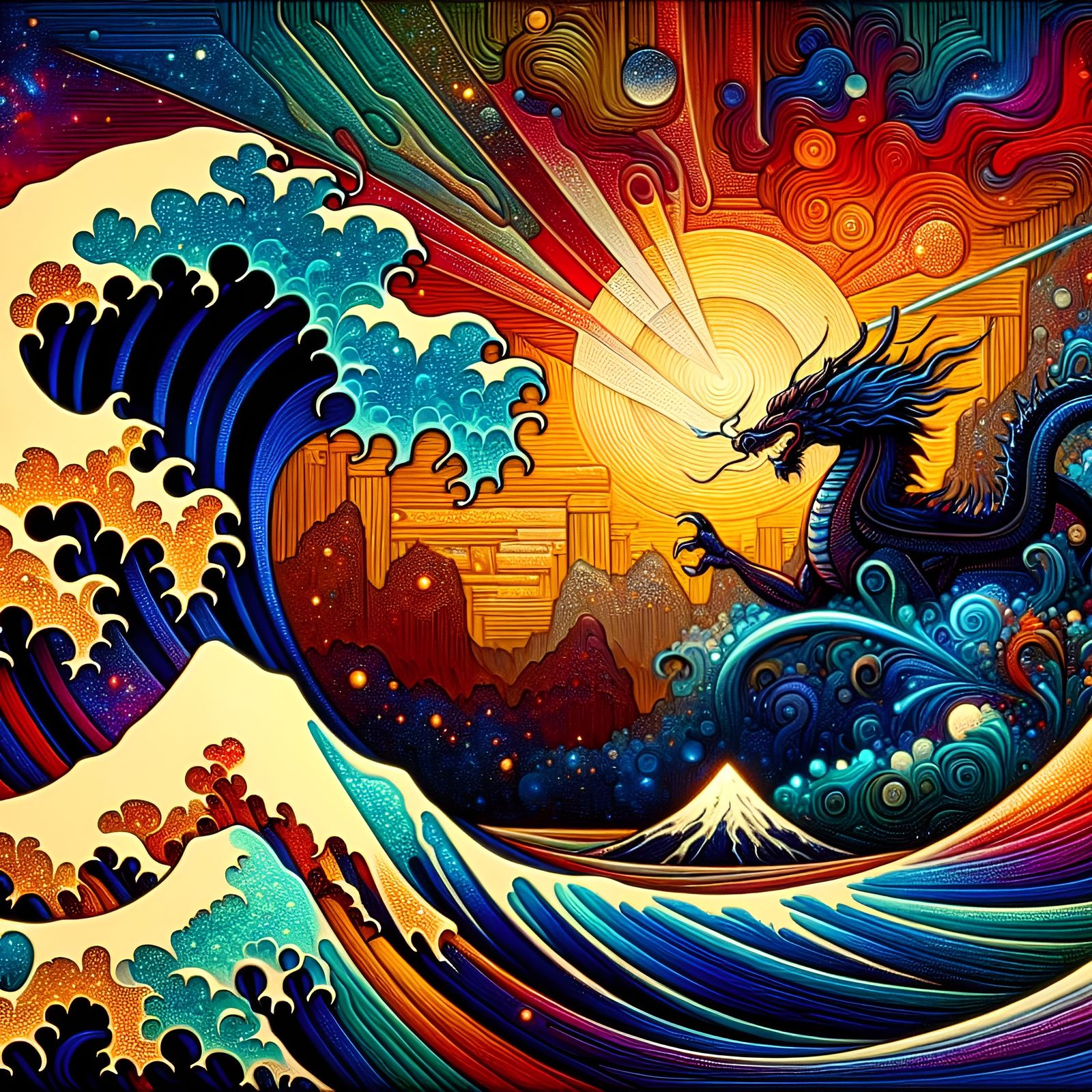 Gnuhenge Synthwave / MediaSlayer Dragon prompt blend. Thanks Gnuhenge @Gnuhenge