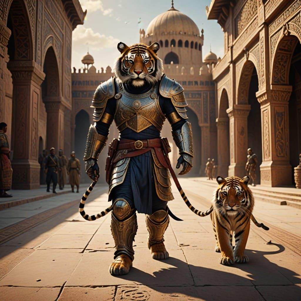 Epic Tiger and Mouse Scene at Prince Ali's Palace