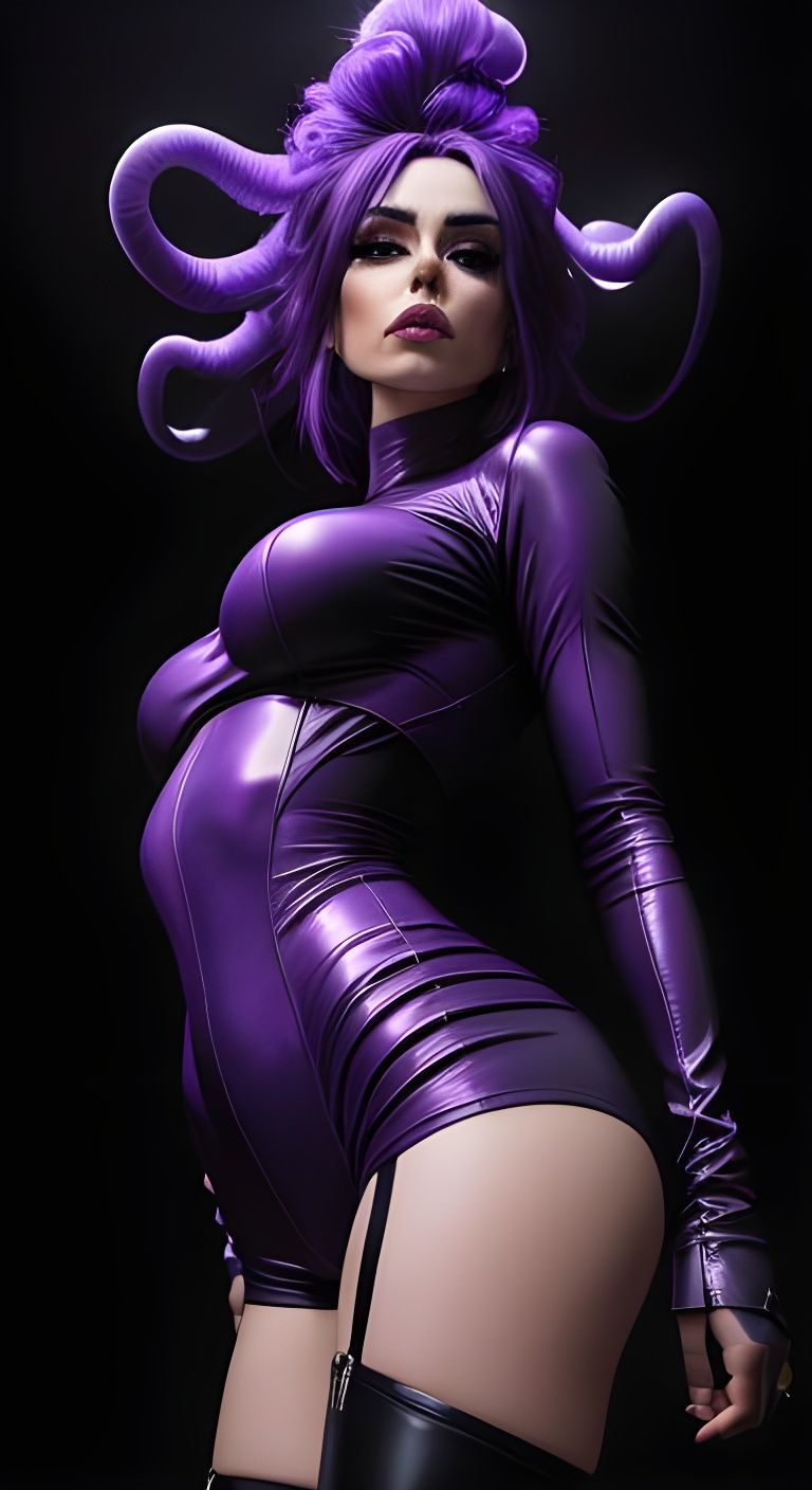 Alien Woman Portrait in Ultra-Detailed Style