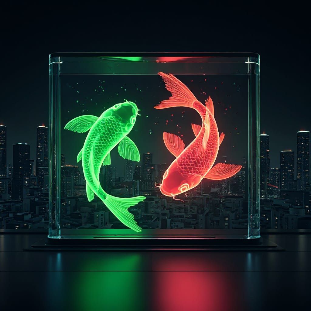 Neon Fish Color Change