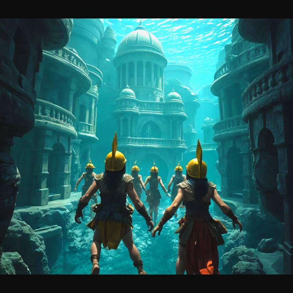 Ancient Atlántida city guard