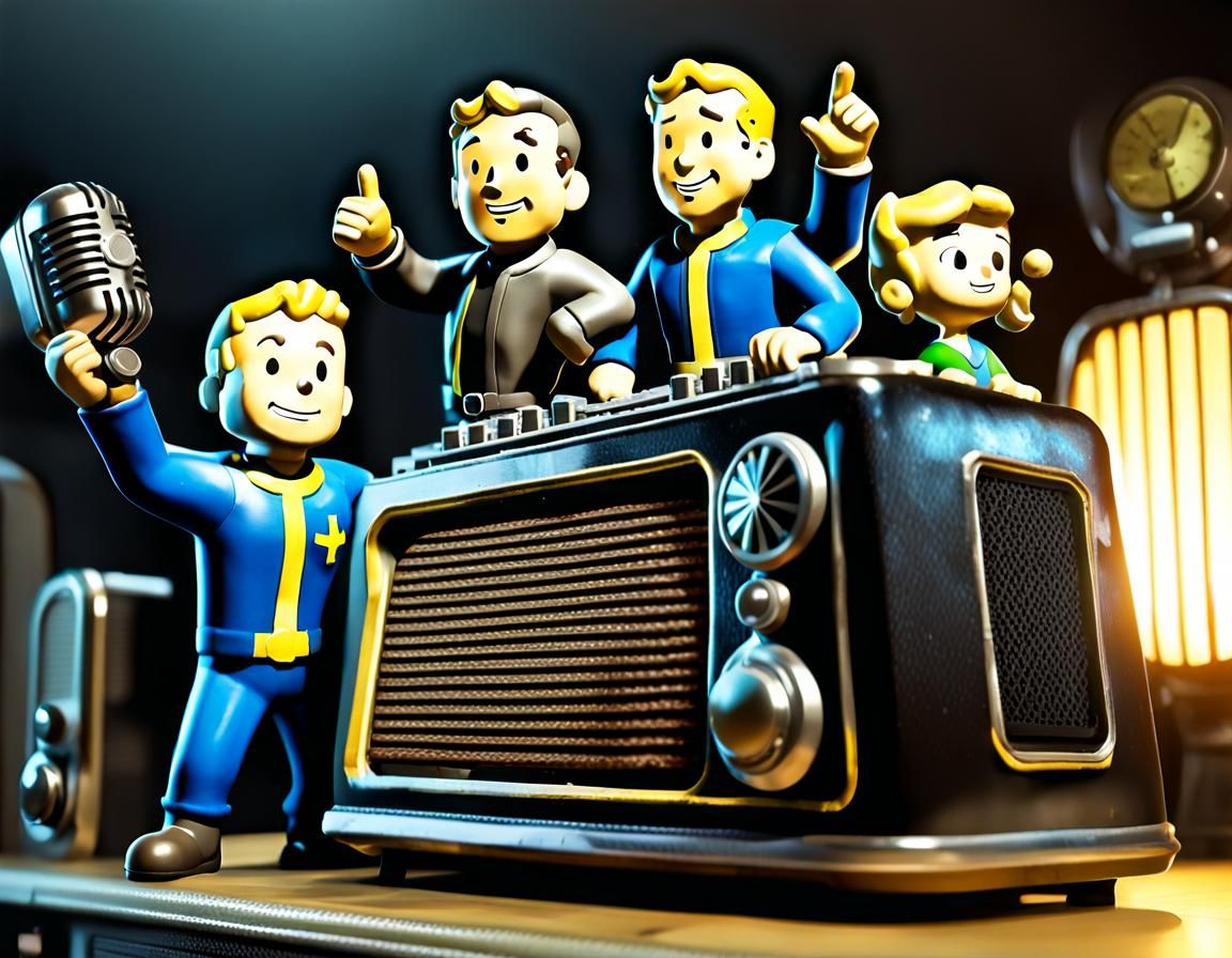 Dogmeat and Sole Survivor in Tech Noir