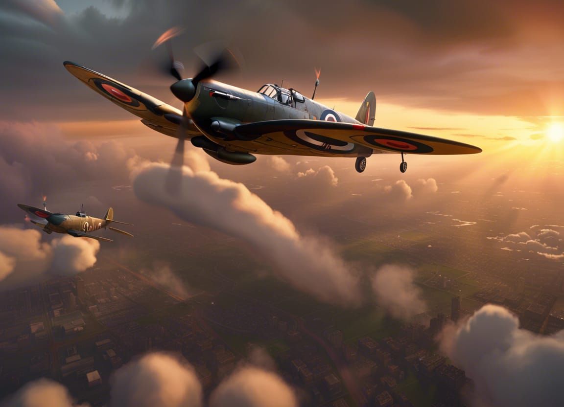 Battle of Britain: Spitfire Sunset in 3D