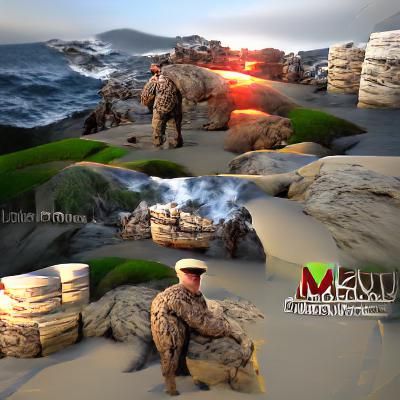 US Marine Corps 3D Render in 8K Resolution