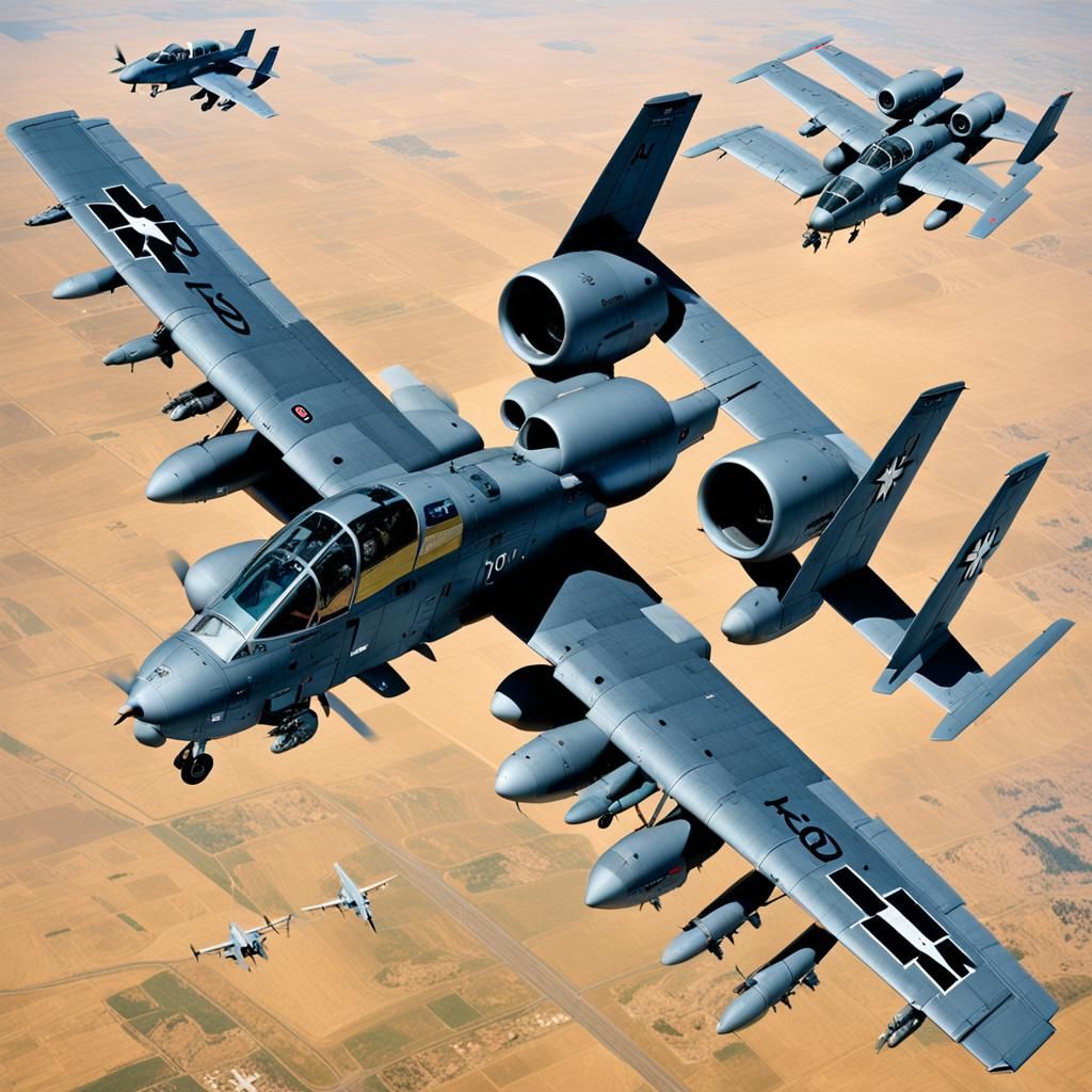 A-10 Thunderbolt II Close Air Support Aircraft