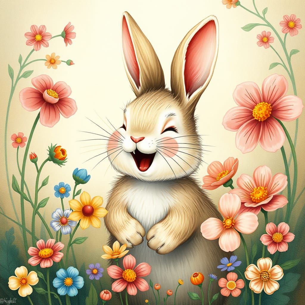 Laughing Bunny