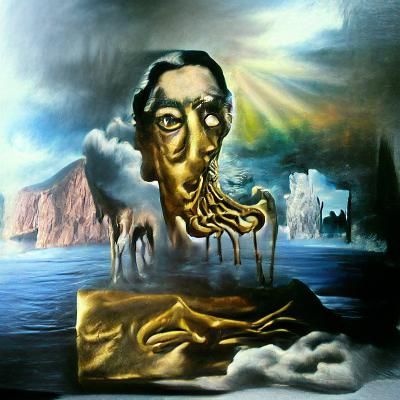 Lovecraft Horror God in Surrealist Style