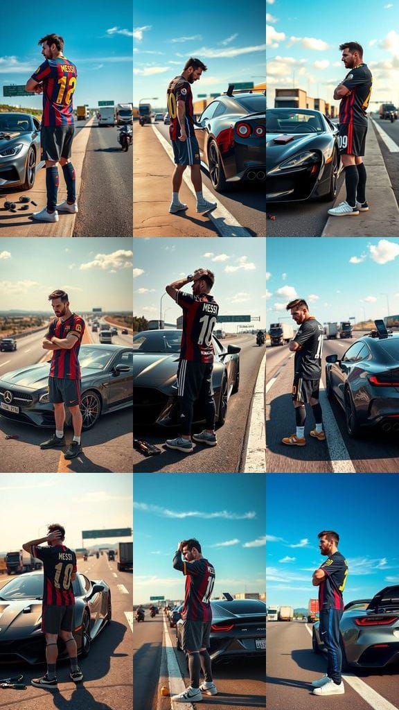 Dramatic Moment of Frustration on the Highway with Lionel Me...