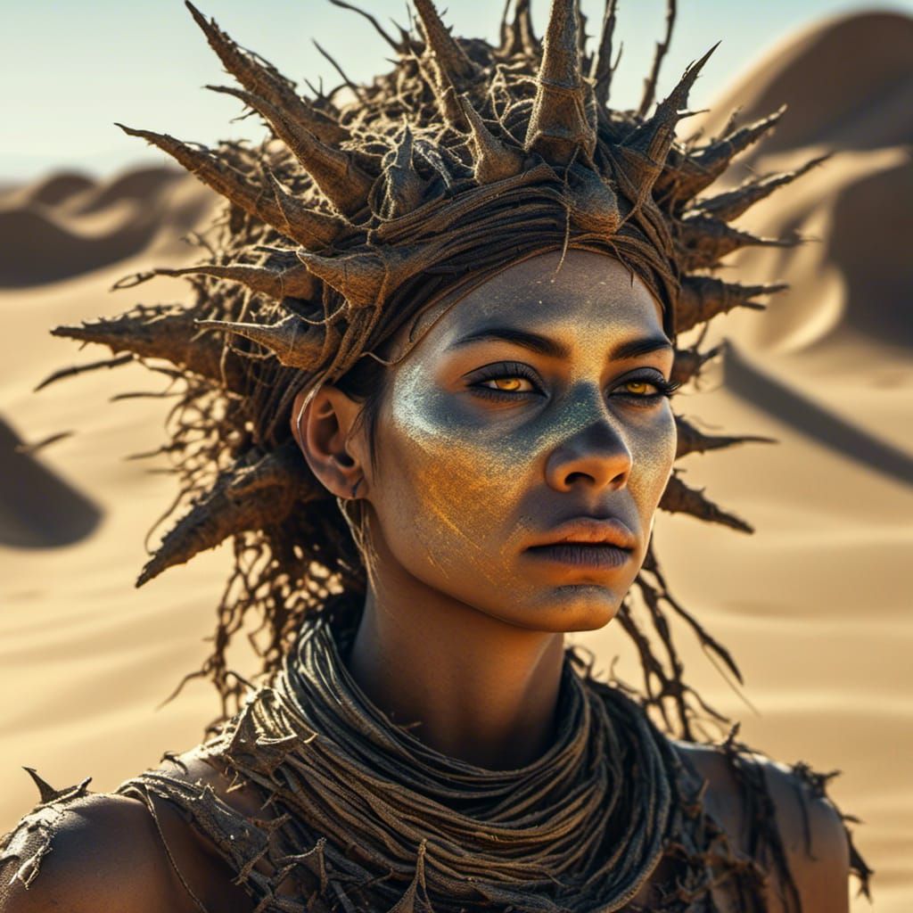 <lora:Grotesque:1.0>Thorns woman