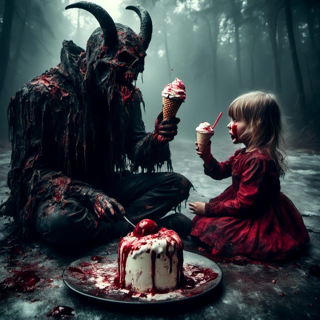 Satan's Sweet Treat: An Unexpected Ice Cream Date
