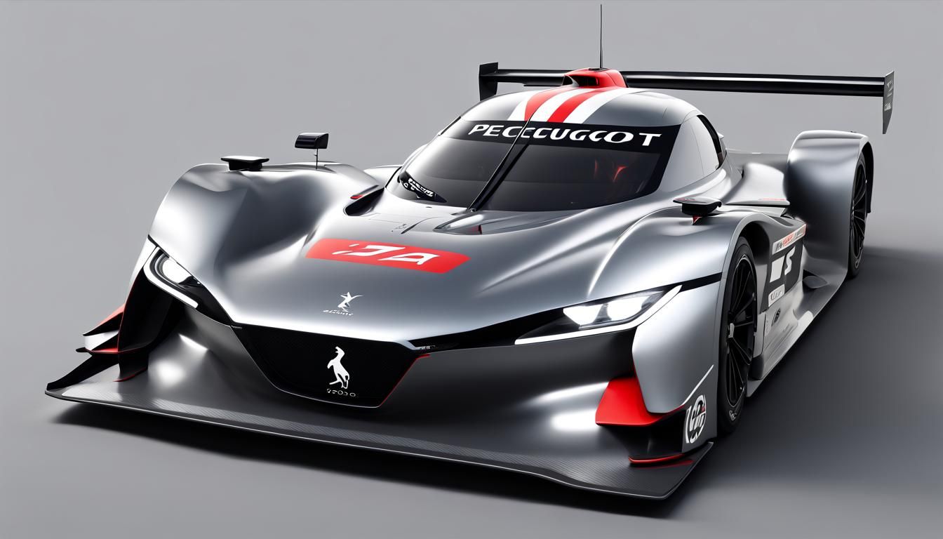 Peugeot 5X8 Vision Gran Turismo GT3 Race Car