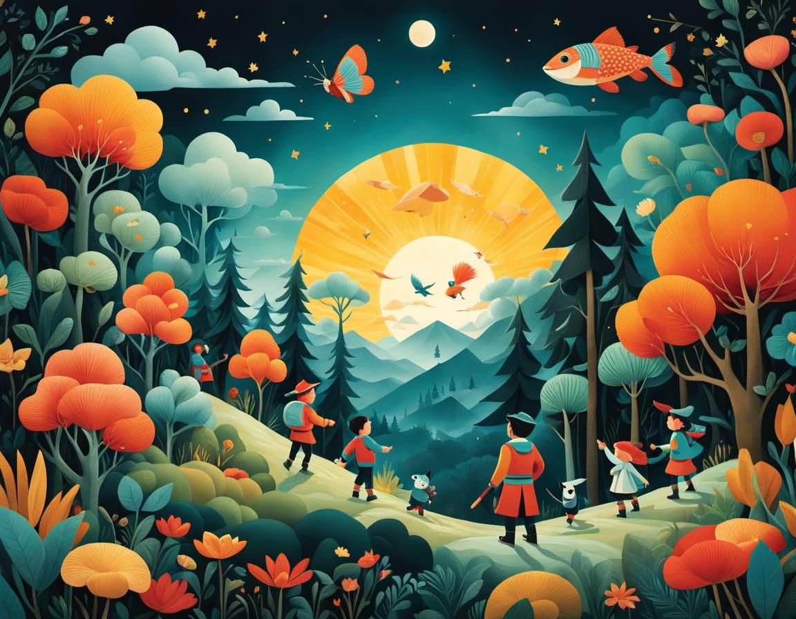 Whimsical Illustration of a Losing Team