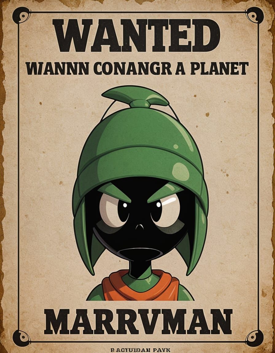Marvin the Martian Wanted Poster, Animation Style