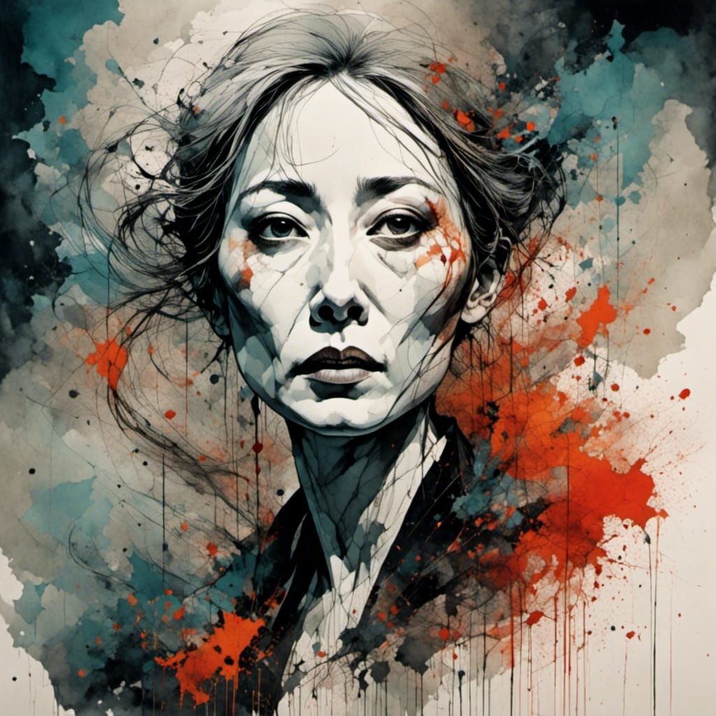 Opera Diva in Mad Magazine Style