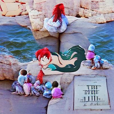 The Little Mermaid: An AI Interpretation
