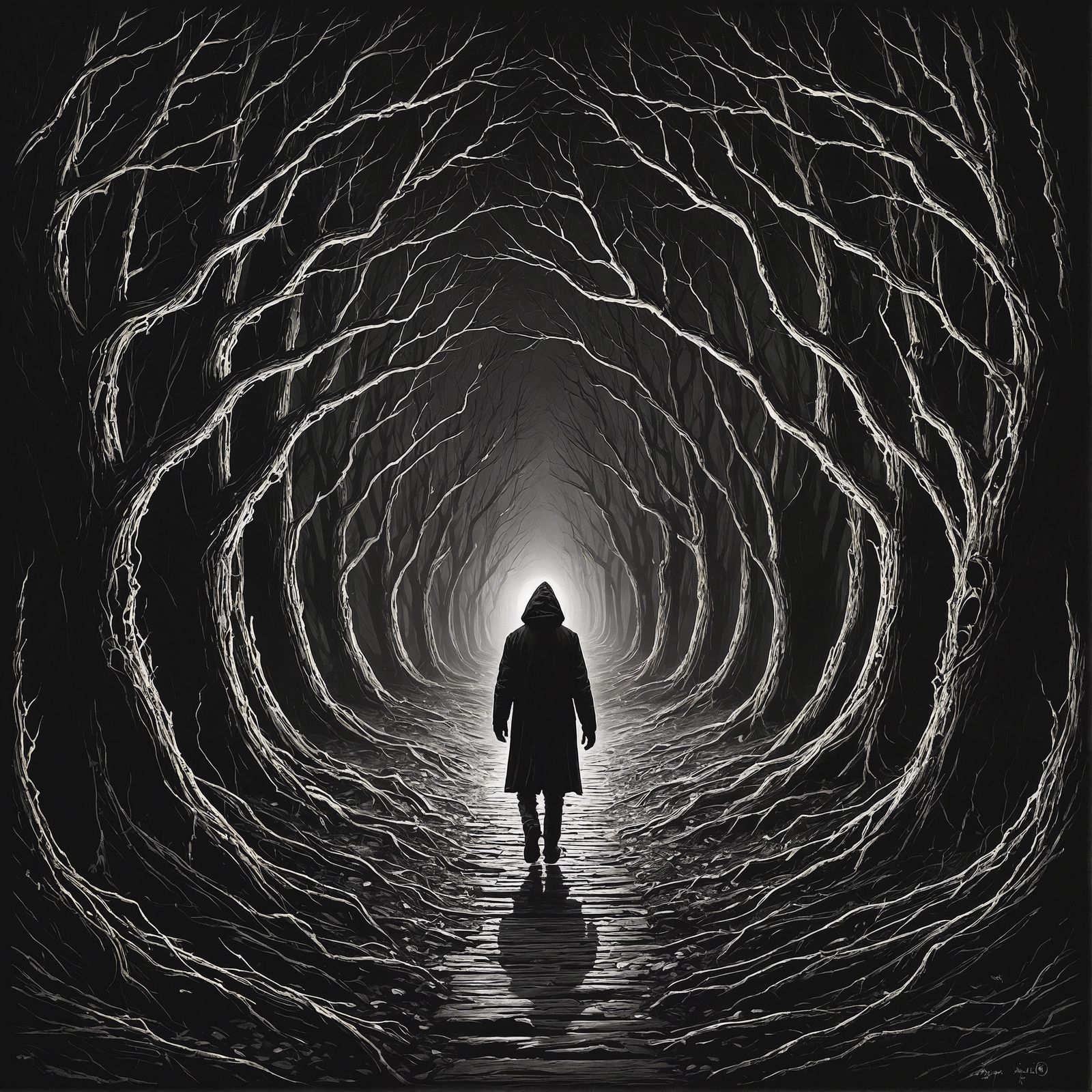 The path to happiness is dark and scary