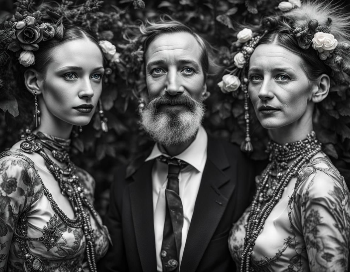 Surreal Restaurant Scene with Exotic Aliens, Photography