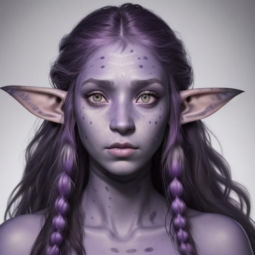 Na'vi Avatar Portrait in Apocalyptic Style