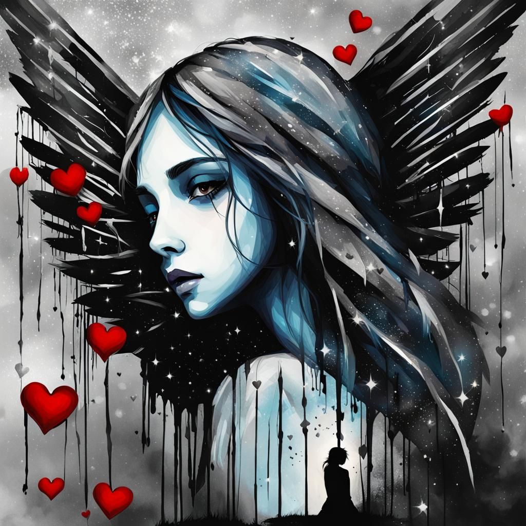 Fallen Angel Dark Fantasy Concept Art