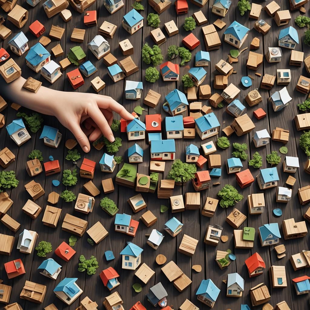 Insurance House: Family Health in Detailed Matte Painting