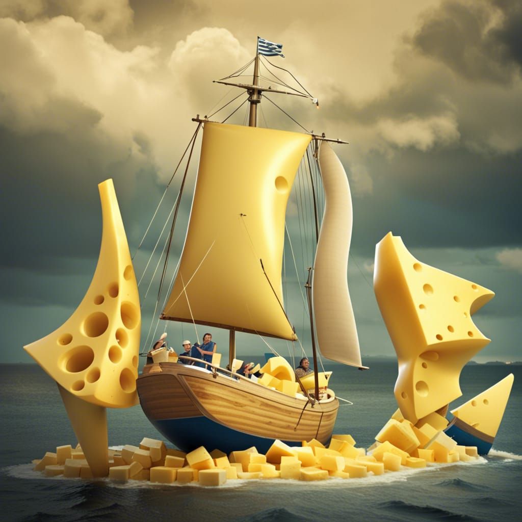 Sailing the Cheese Seas: An AI Interpretation