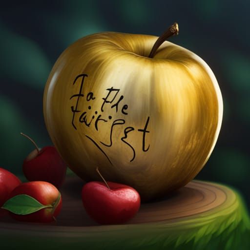 Golden Apple Inscribed 'To the Fairest'