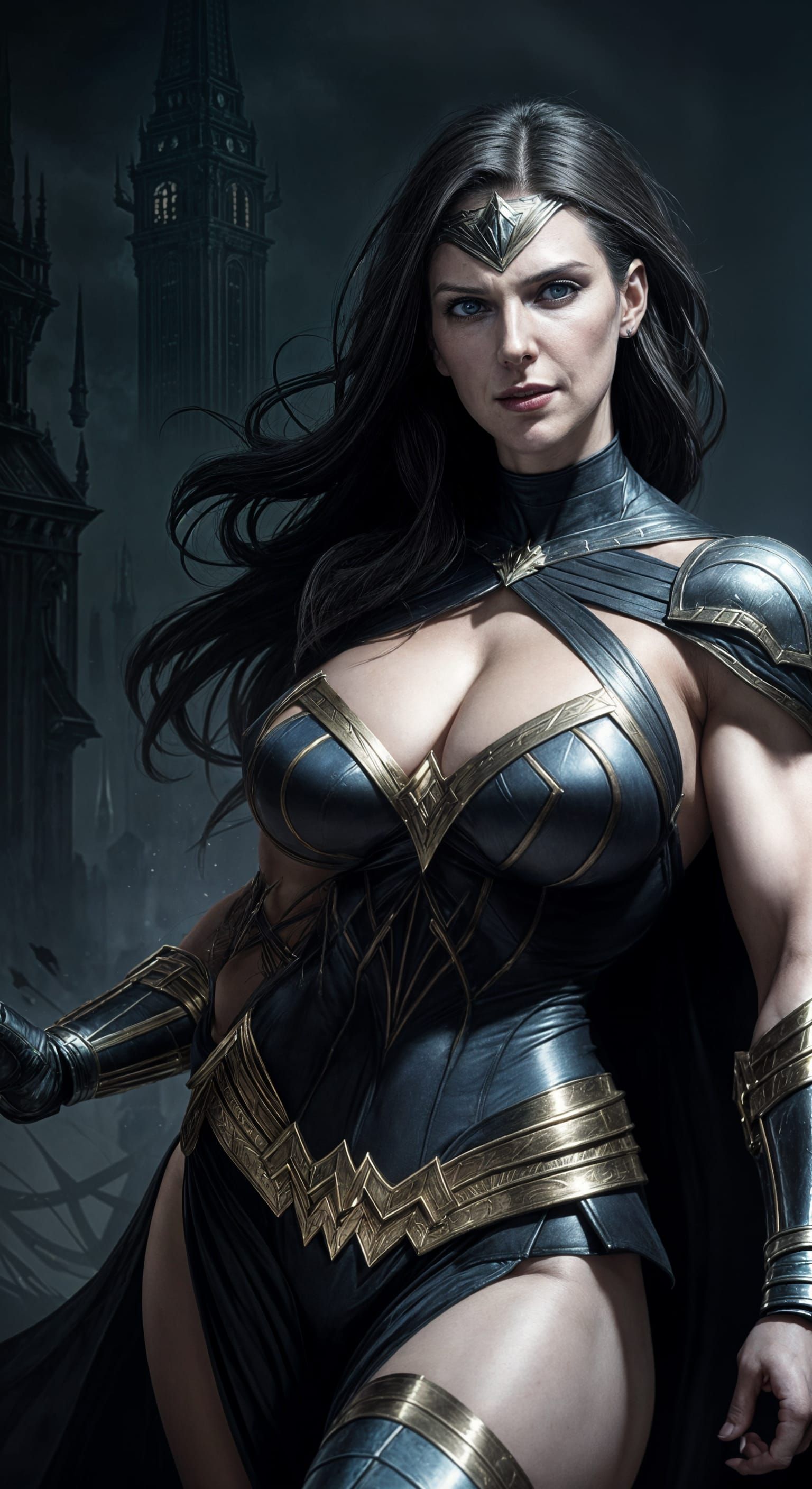 Evil Wonder Woman Villainess Concept Art