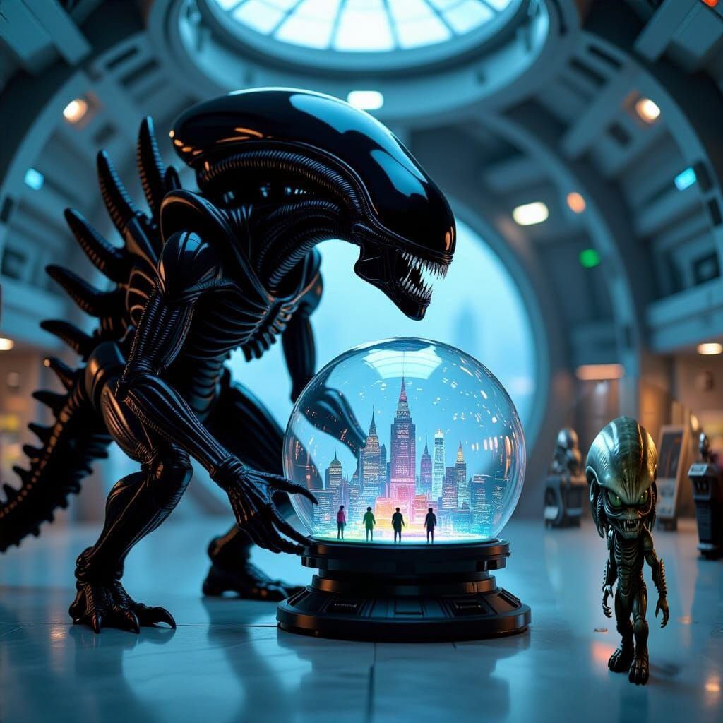 Miniature Giger Xenomorph Alien