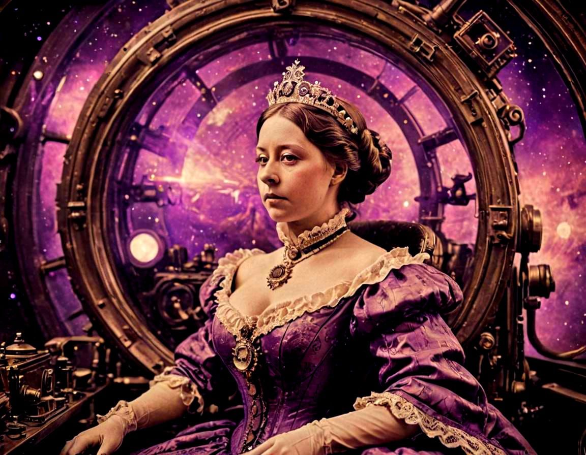 Queen Victoria in Space: Steampunk Retrofuturism