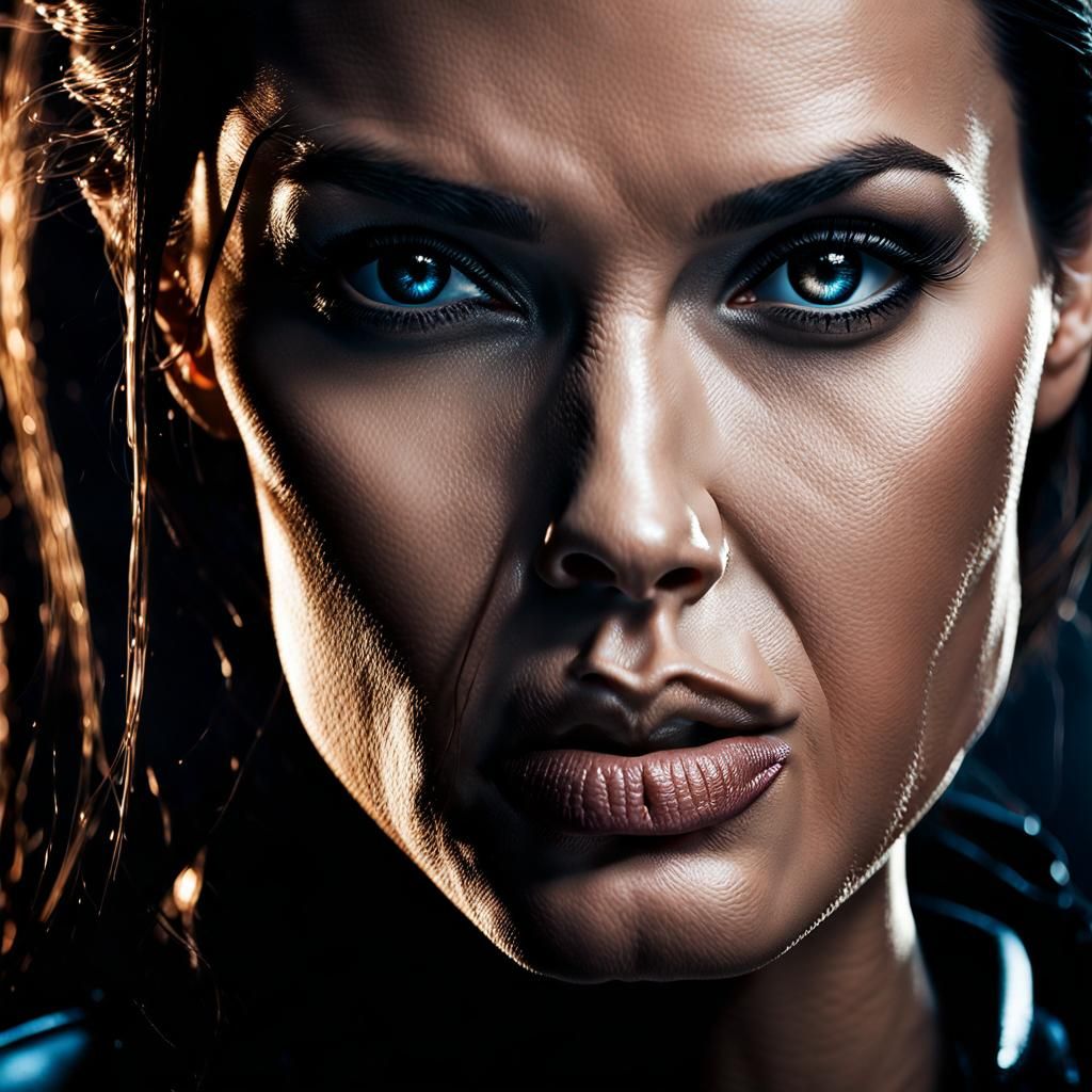 Lara Croft Hybrid with Dynamic Lighting