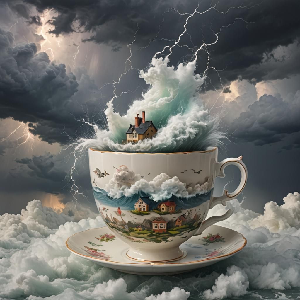 Storm in a Teacup: A Miniature Tempest