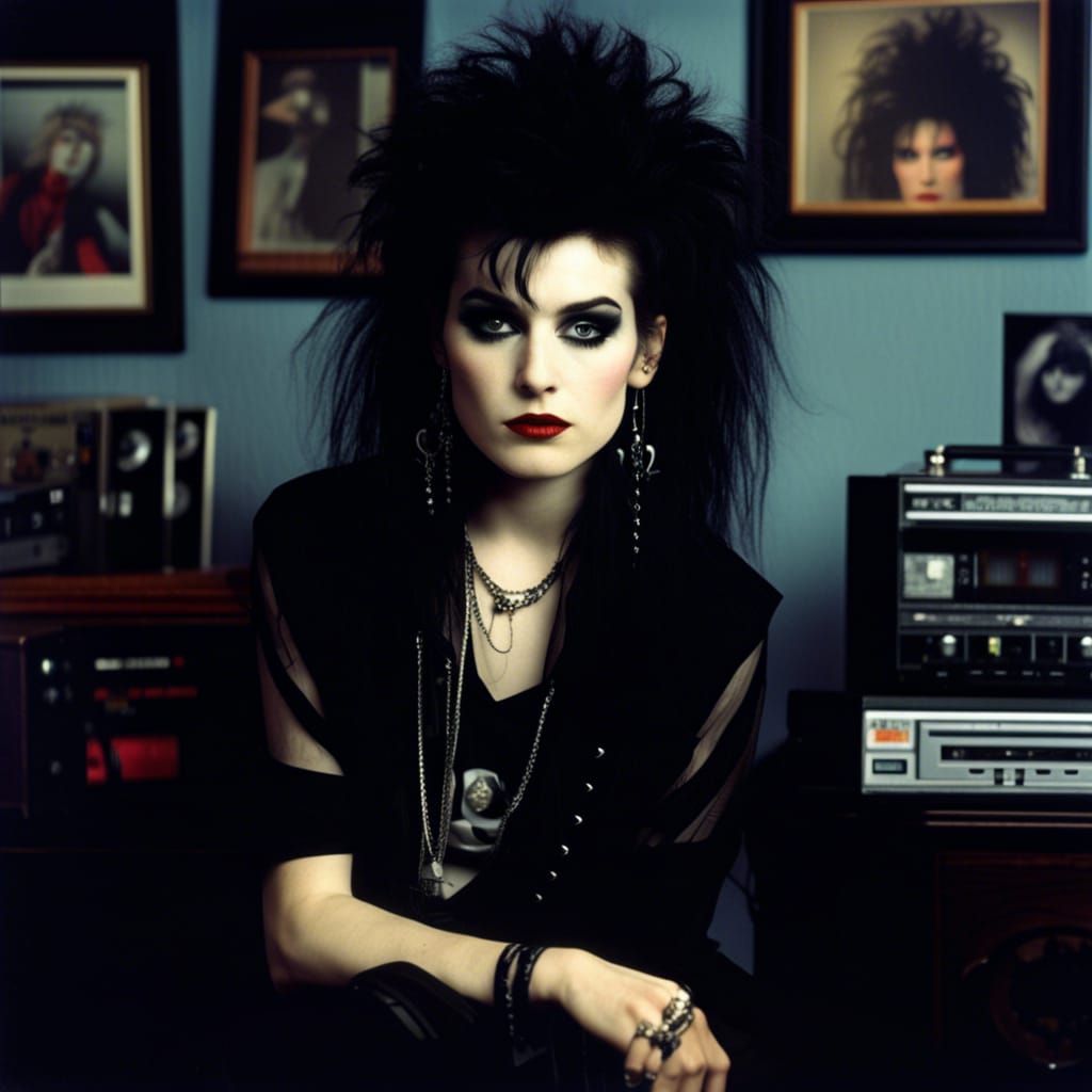 80's Goth Girl