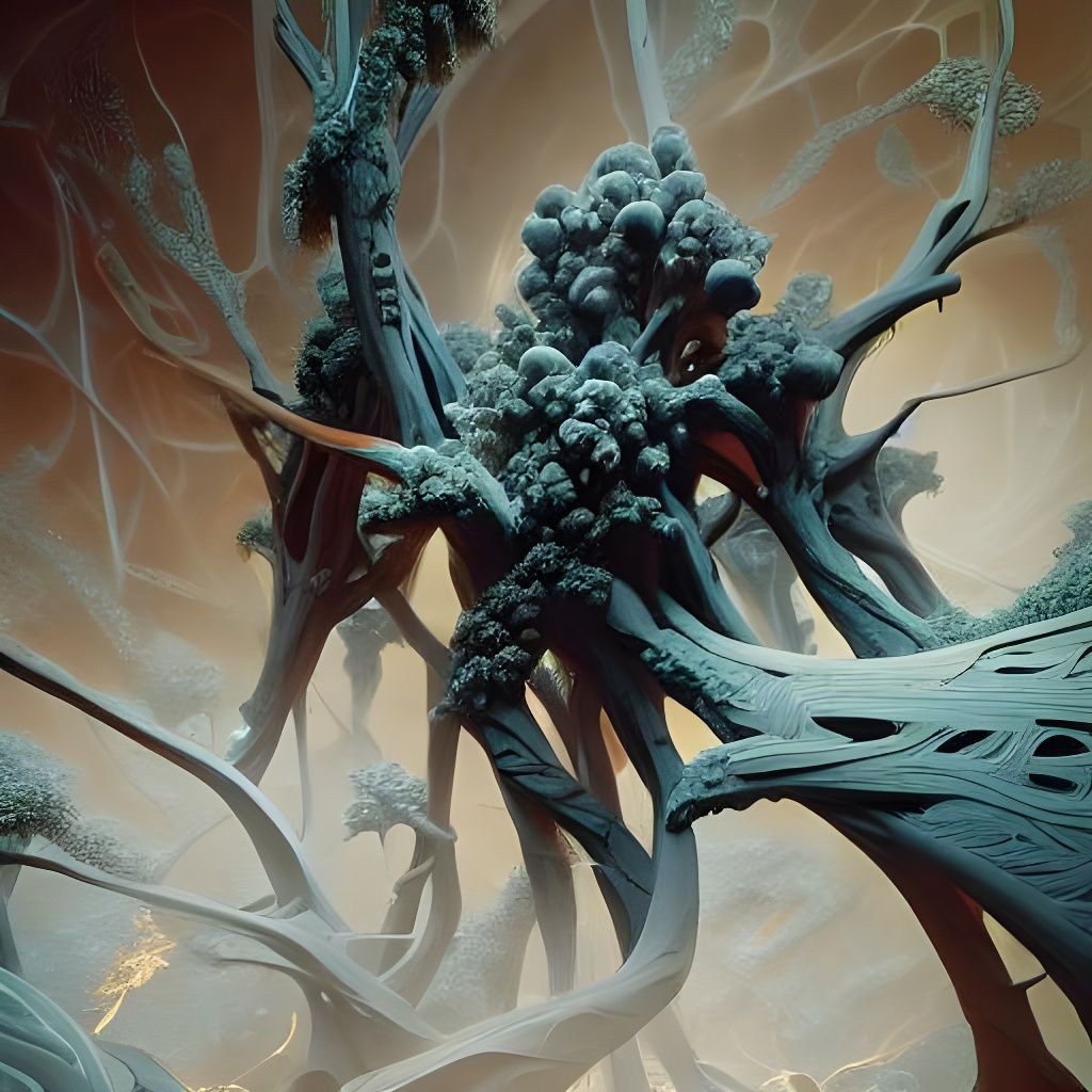 Sinister Spiral Portrait in the Style of Gustave Doré