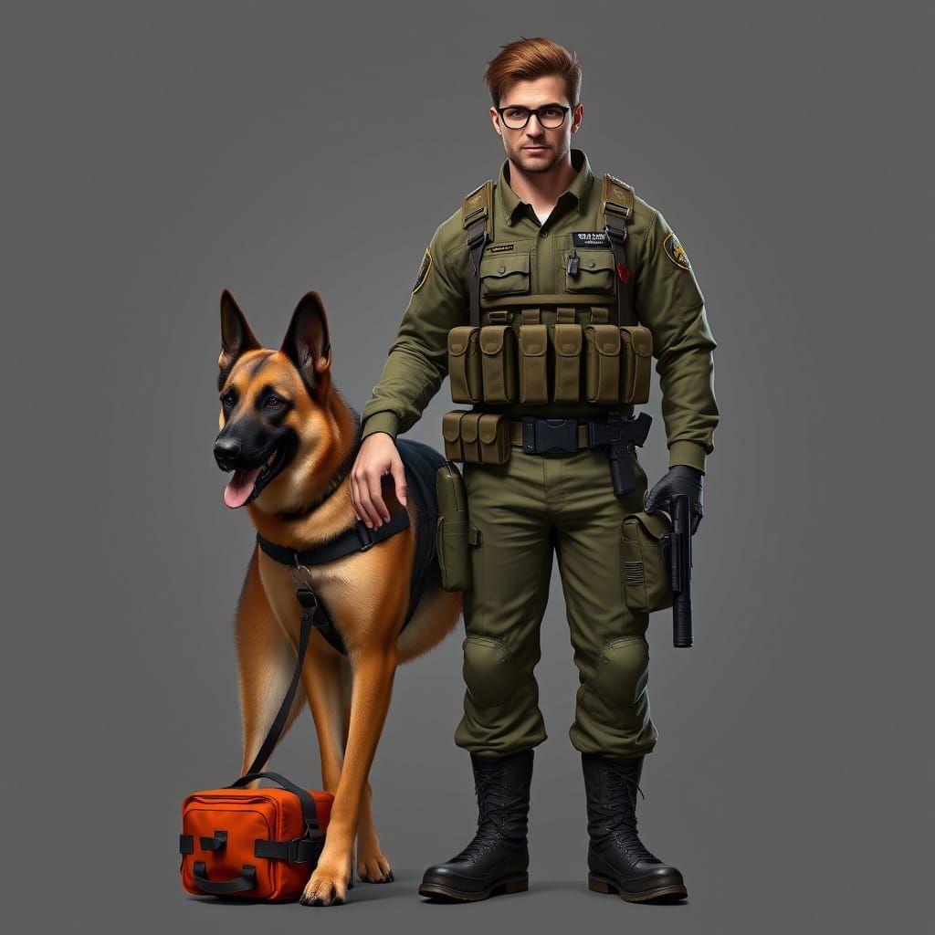 Tactical Paramedic and His Loyal K9 Partner in Emergency Res...