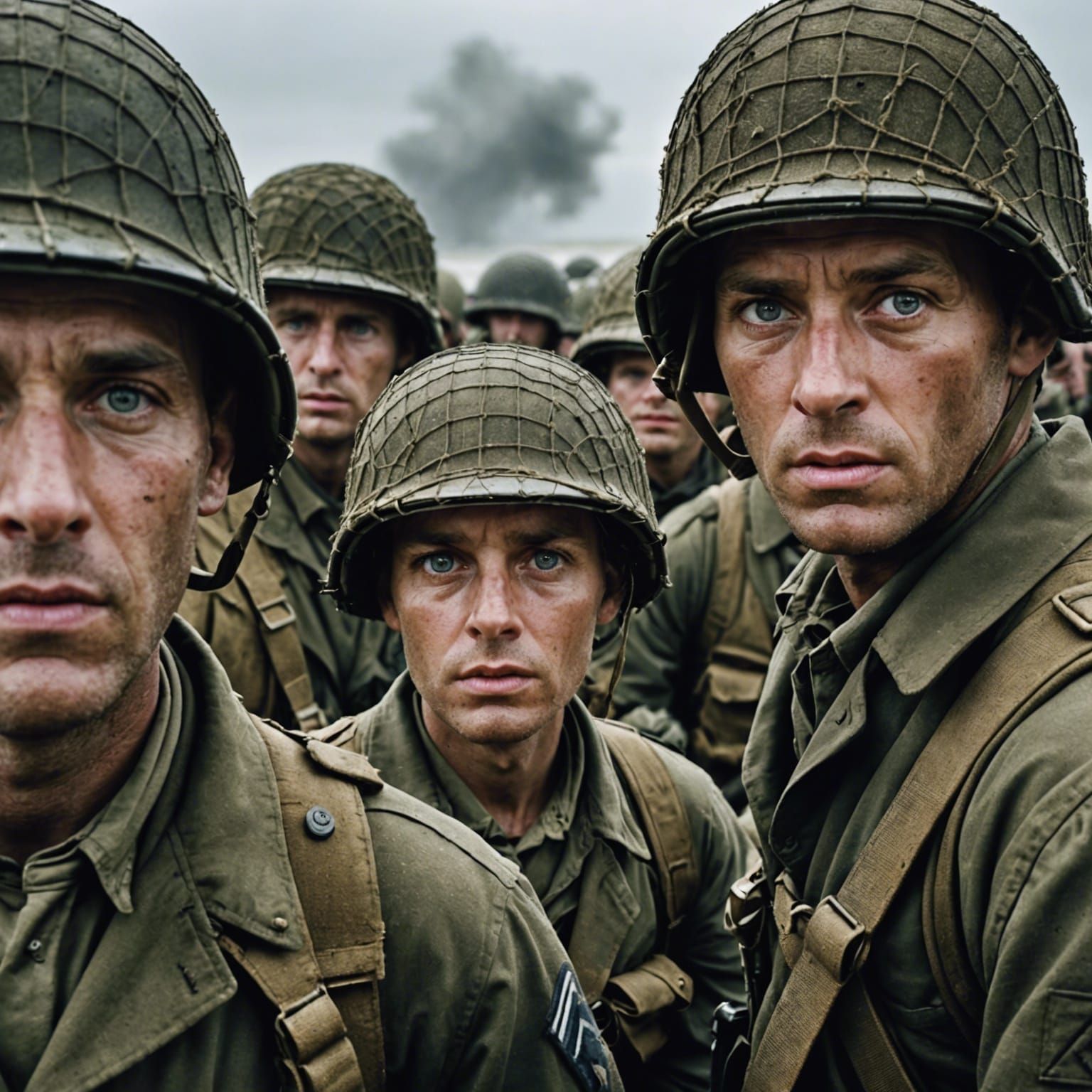 Allies Storming Normandy Beach on D-Day