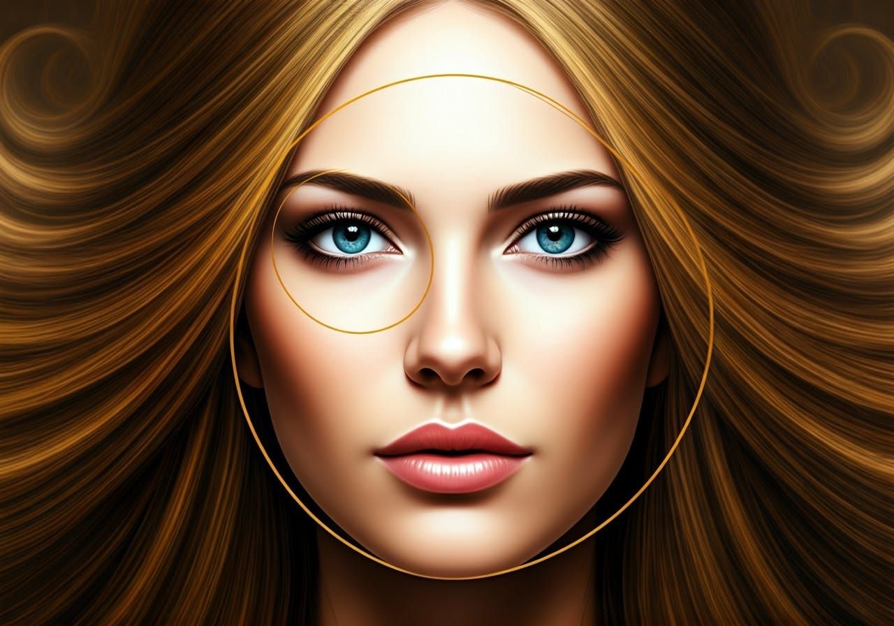 Theoretical Perfection in Golden Ratio Portraiture