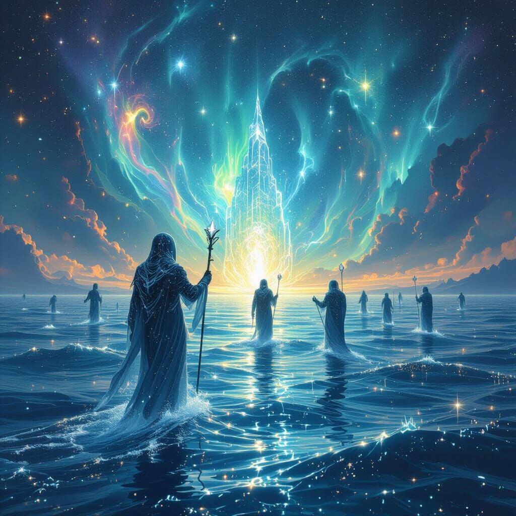 Cosmic Ocean with Fractal Sailors & Multiverses