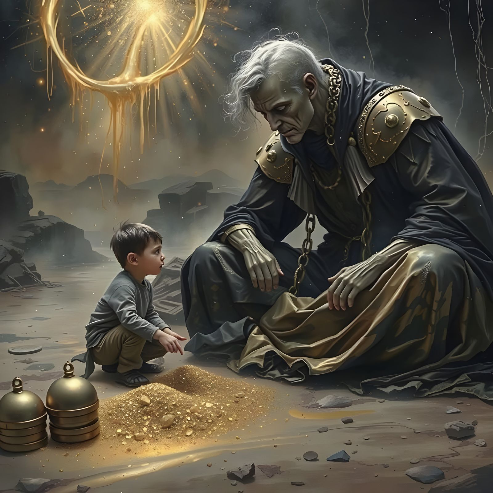 Sandman Sprinkles Magic Dust: Dark Fantasy Concept Art