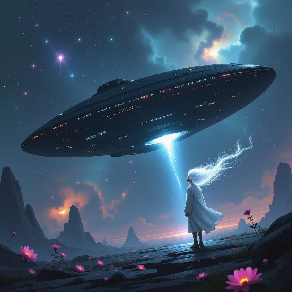 Nova: Star Child in Silent Galaxy
