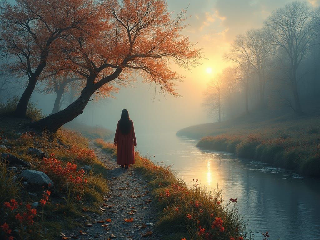 Colorful Poetic Landscape in New Art Form