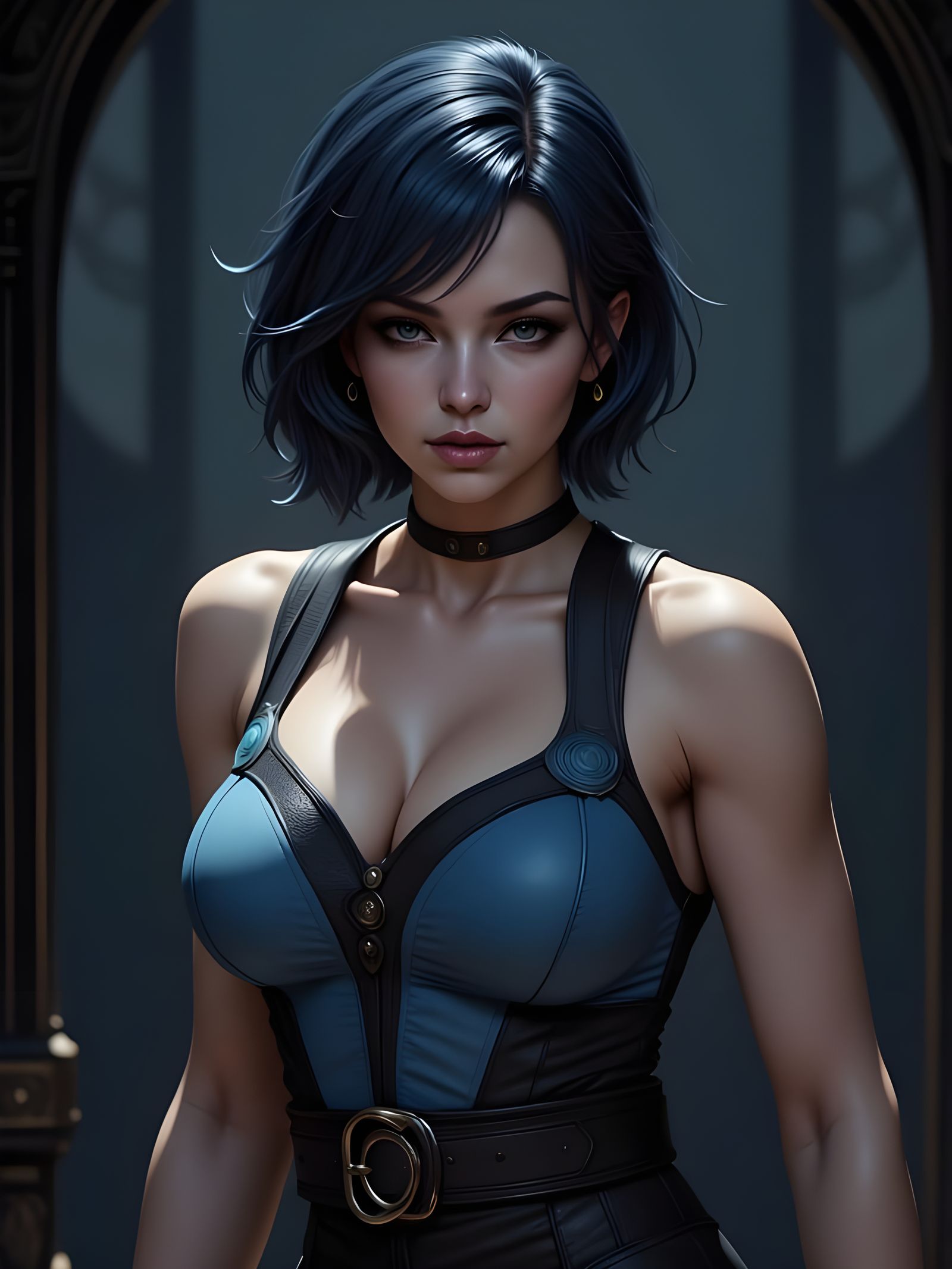 Jill Valentine in Detailed 3D Anime Art