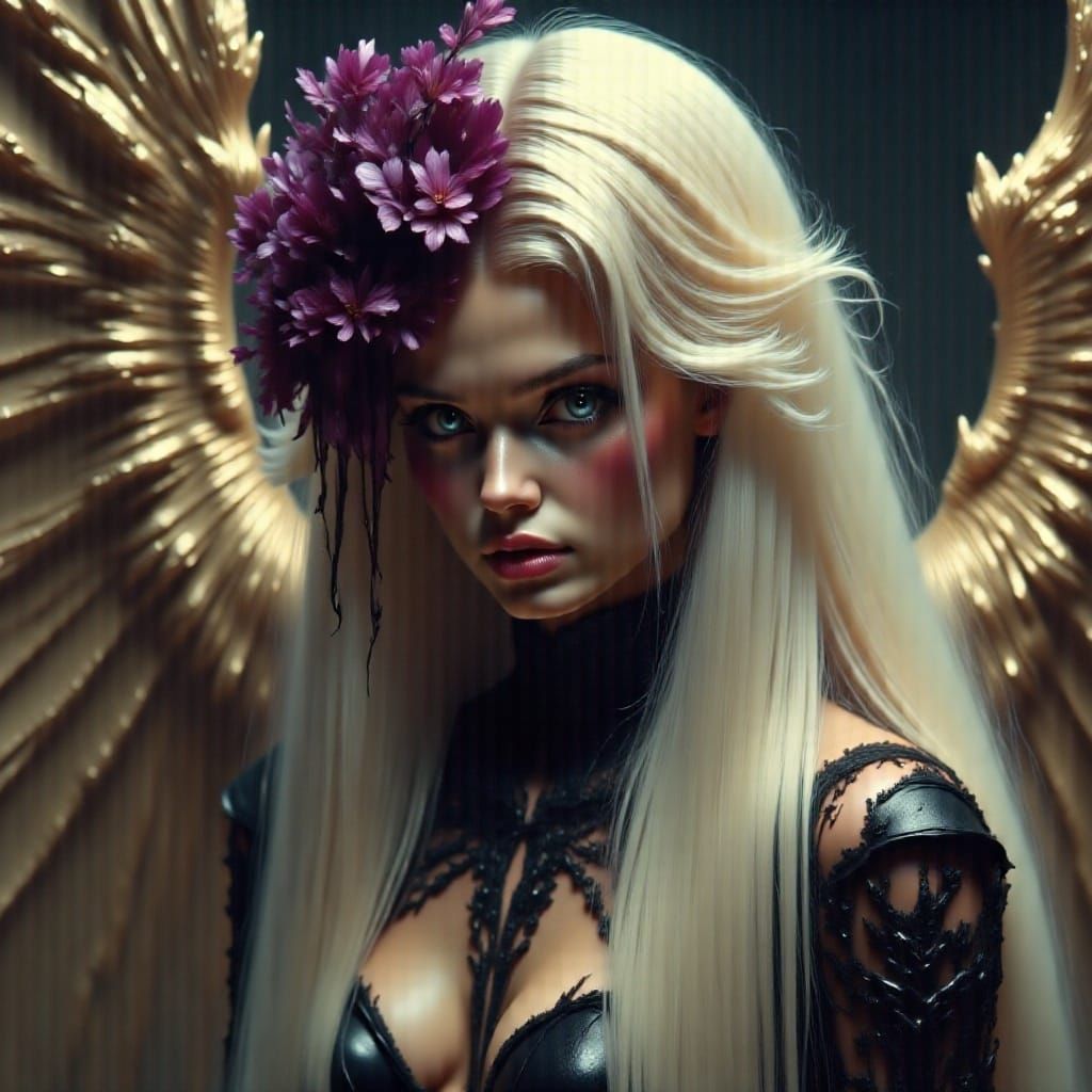 Dark Angel Sentinel in Magical Realm